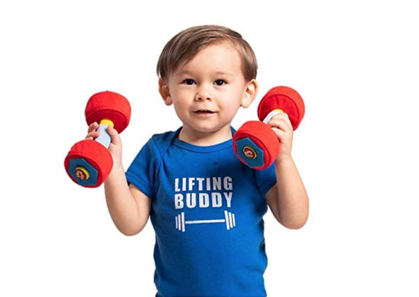 WOD Toys® Baby Dumbbell Plush Sensory Toy