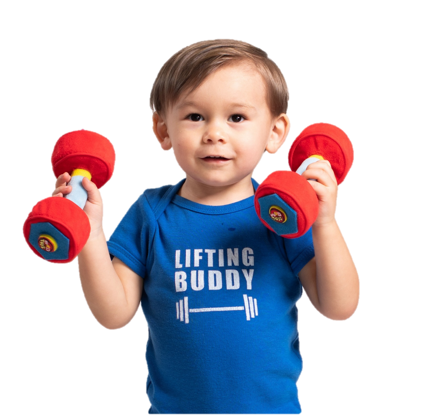 WOD Toys® Baby Dumbbell Plush Sensory Toy Outlet Deal + Free Shipping