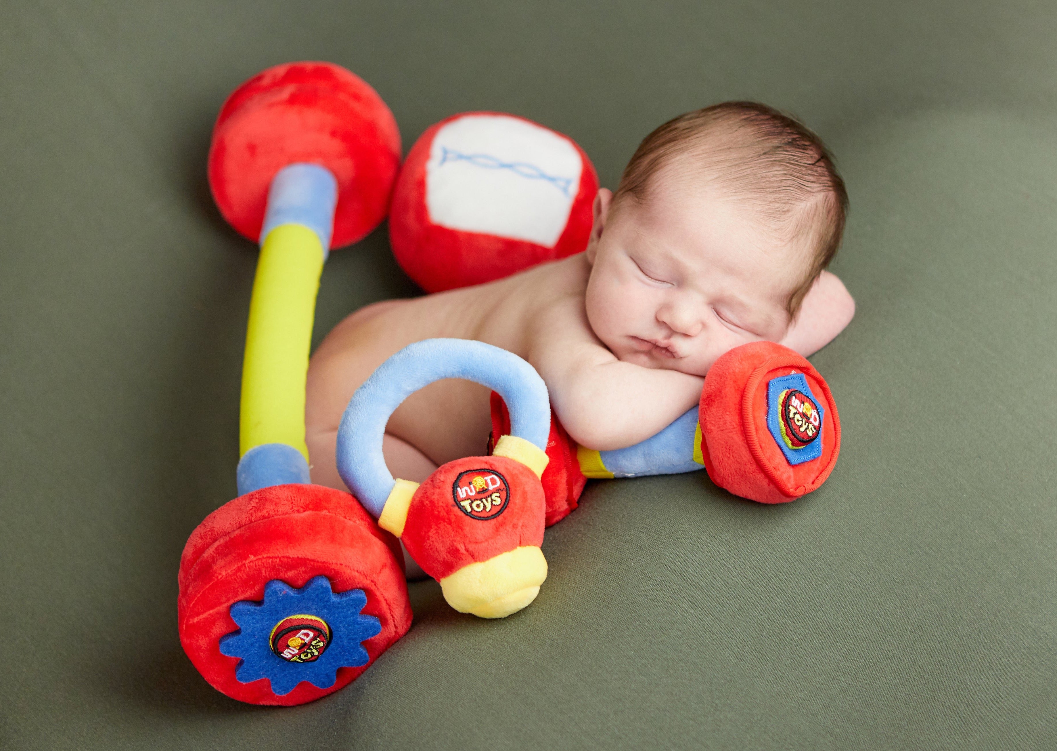 Baby barbell hot sale toy